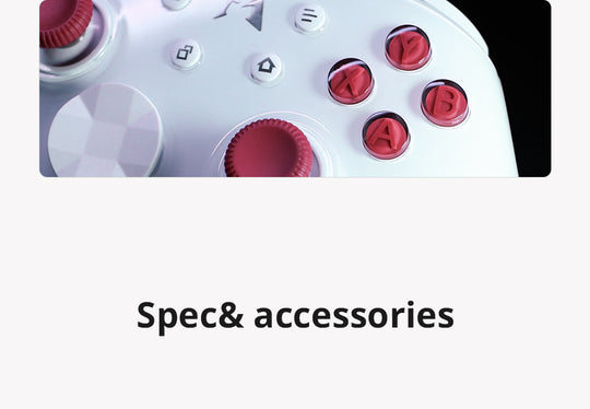 Mobapad Huben2 Wireless Controller with Capacitive Joysticks | Switch & PC | Drift-Free, Customisable Back Buttons