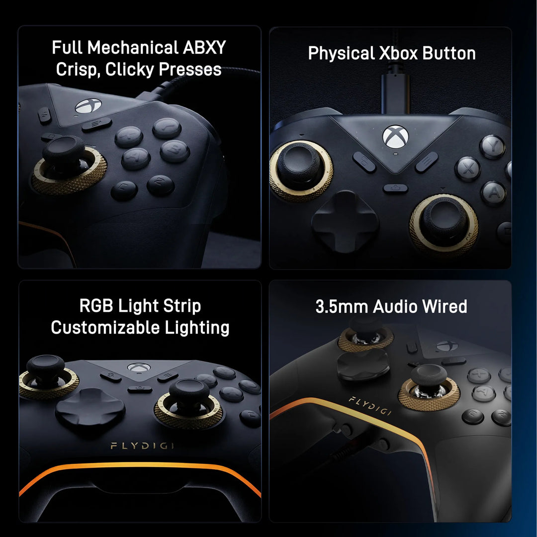 Flydigi Vader 5S Wired Controller for Xbox & PC - Hall Effect