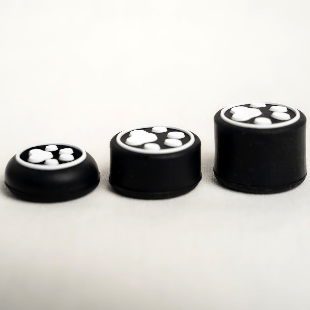 Techyin Cat Paw Joystick Thumb Grips (6-Pack) for Switch/OLED, PS5, PS4, Xbox One, Xbox Series X|S – Mixed Height Silicone Caps