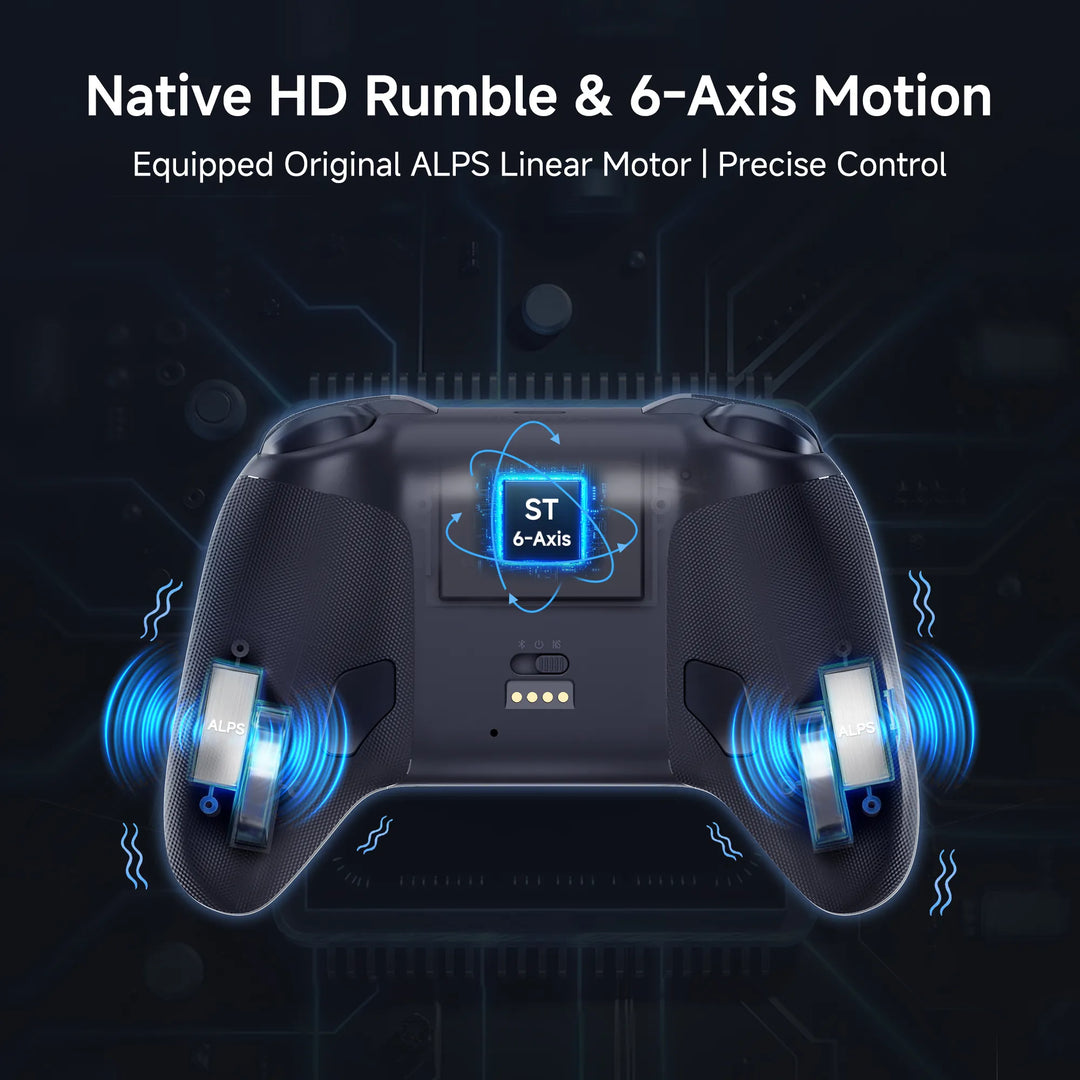 Mobapad Chitu2 Wireless Controller - TMR Glide Drift-Free Sticks for Nintendo Switch 1 & 2