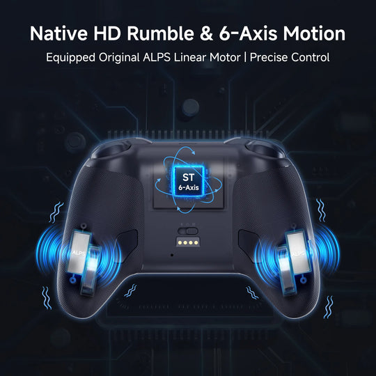 Mobapad Chitu2 Wireless Controller - TMR Glide Drift-Free Sticks for Nintendo Switch 1 & 2