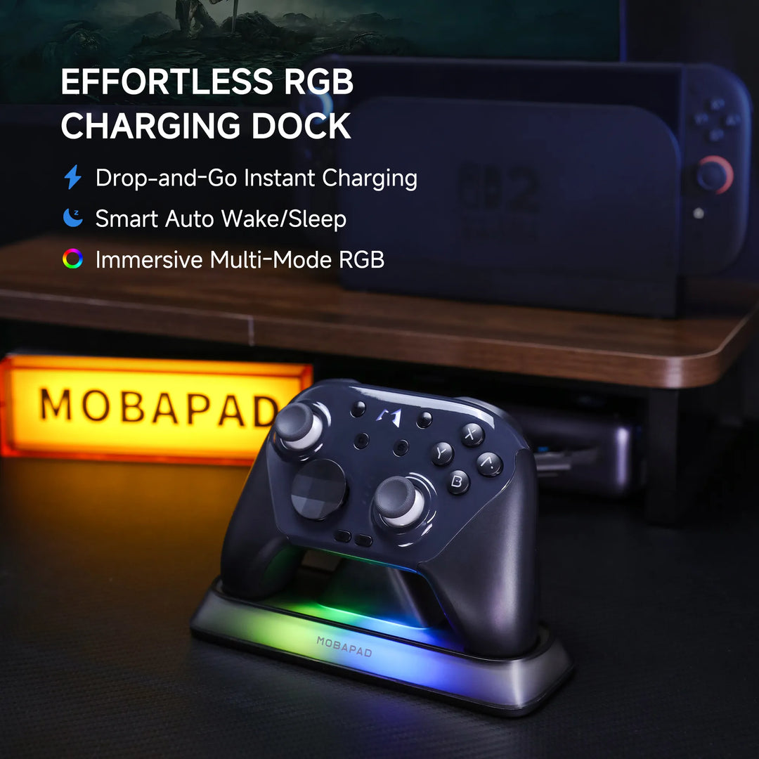 Mobapad Chitu2 Wireless Controller - TMR Glide Drift-Free Sticks for Nintendo Switch 1 & 2