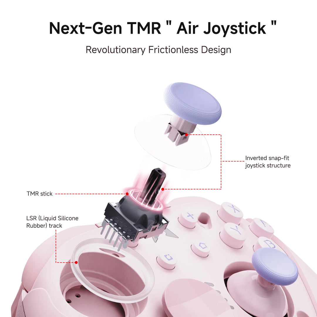 Mobapad Chitu2 Wireless Controller - TMR Glide Drift-Free Sticks for Nintendo Switch 1 & 2