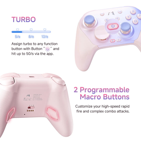 Mobapad Chitu2 Wireless Controller - TMR Glide Drift-Free Sticks for Nintendo Switch 1 & 2