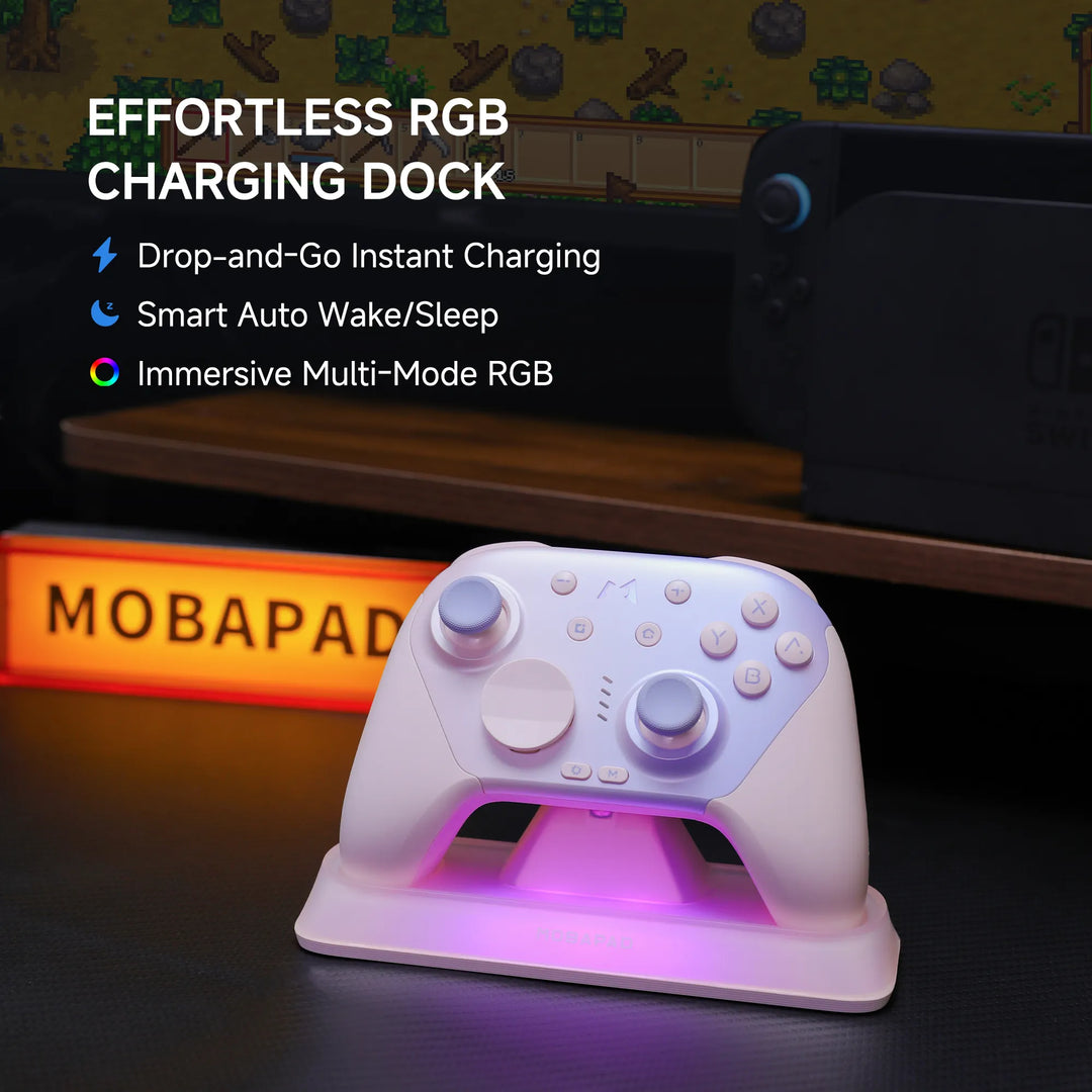 Mobapad Chitu2 Wireless Controller - TMR Glide Drift-Free Sticks for Nintendo Switch 1 & 2