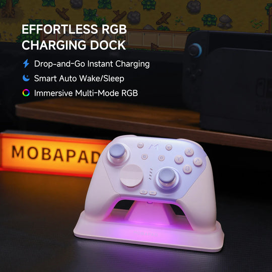 Mobapad Chitu2 Wireless Controller - TMR Glide Drift-Free Sticks for Nintendo Switch 1 & 2